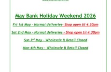 May Bank Holiday Weekend