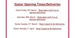 Easter 2024 *Opening Times*