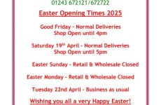 Easter Weekend Bank Holiday *2025*