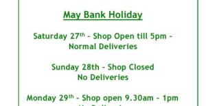 May Bank Holiday Weekend