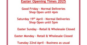 Easter Weekend Bank Holiday *2025*